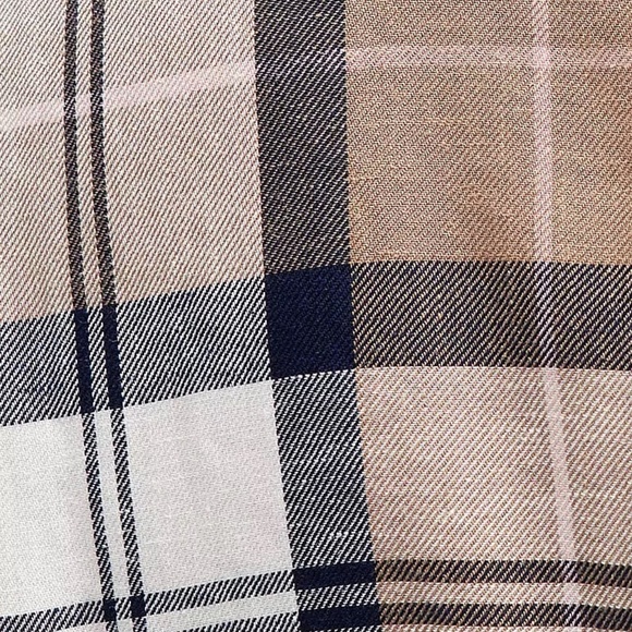 NWT Barbour Plaid Tartan Caroline Check Midi Sleeveless Shirt dress Womens 10 - Picture 9 of 10